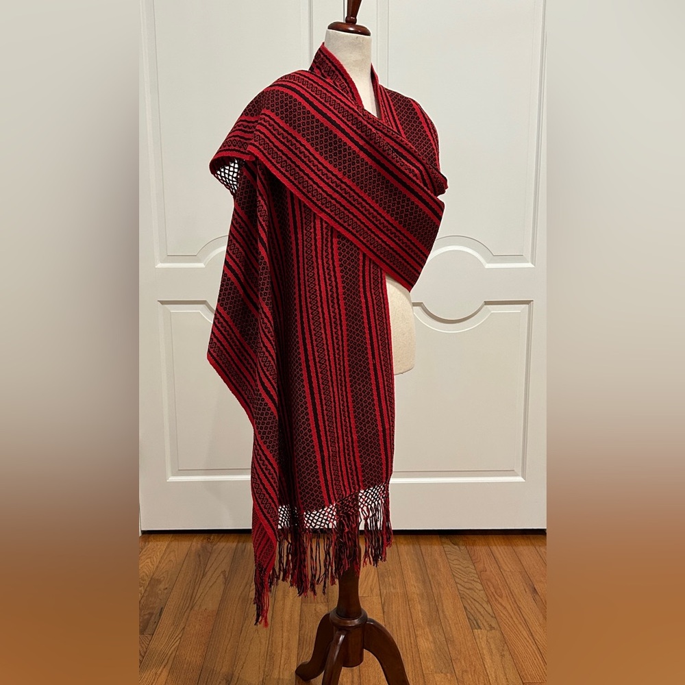 Traditional Mexican rebozo from Oaxaca Mex. Mexican shawl!